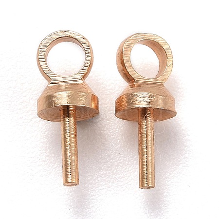 Brass Cup Peg Bails Pendants KK-Z018-01B-KCG-1