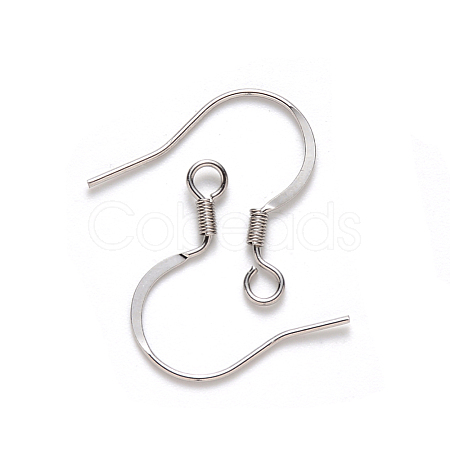 Tarnish Resistant 304 Stainless Steel French Earring Hooks STAS-S111-006-1