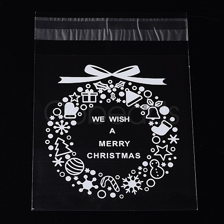 Rectangle OPP Cellophane Bags for Christmas OPC-L001-34A-1