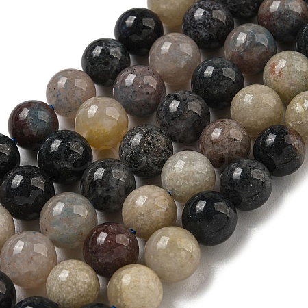 Natural Scorzalite Beads Strands G-B099-C04-06-1