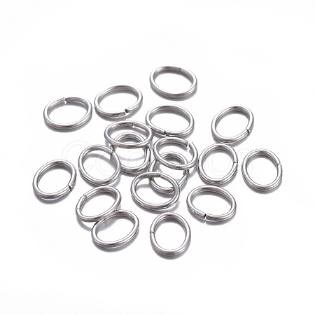 Tarnish Resistant 304 Stainless Steel Open Jump Rings STAS-F221-40P-H-1