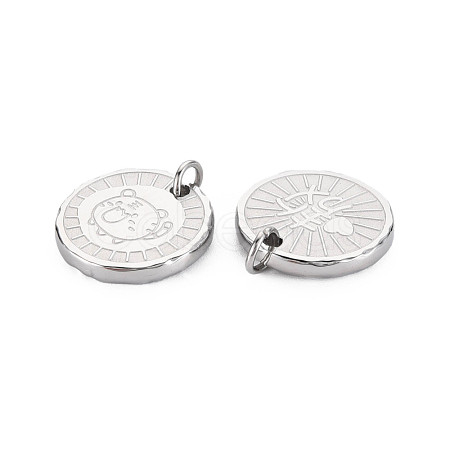 Non-Tarnish 304 Stainless Steel Pendants STAS-N097-159P-1