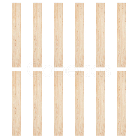 Unfinished Pine Wood Rectangle Shape Slices LS-WOOD-WH0002-63B-1