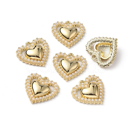 ABS Plastic Imitation Pearl Pendants FIND-WH0061-48-1