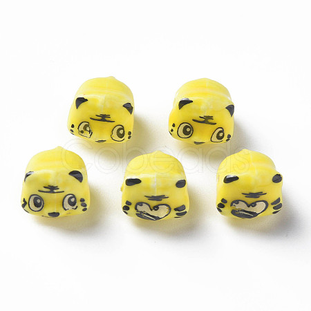 Handmade Porcelain Beads PORC-T007-20F-1