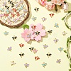 50Pcs Alloy Enamel Charms ENAM-YW0006-26-4