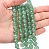 Natural Green Aventurine Beads Strands X-G-G099-8mm-17-4