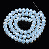 Electroplate Glass Beads Strands EGLA-A034-J8mm-A04-3