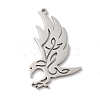 Non-Tarnish 304 Stainless Steel Pendants STAS-U010-18P-1