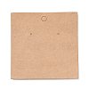 Blank Kraft Paper Earring Display Cards X-CDIS-G005-10-1