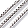 Tarnish Resistant 304 Stainless Steel Box Chains CHS-P007-32P-01-1