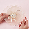 Hat Flower Mesh Organza Feathers on a Hair Band Party Headwear for Girls and Women OHAR-WH0051-009-8
