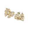 Brass Micro Pave Cubic Zirconia Pendants KK-D235-19G-05-2