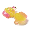 Translucent Resin Decoden Cabochons CRES-D018-03A-3