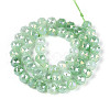 Anti-Tarnish Electroplate Glass Beads Strands LS-GLAA-N064-8mm-09-3