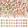 220Pcs 11 Colors Dyed Handmade Lampwork Beads LAMP-TA0001-41B-1