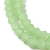 Imitation Jade Frosted Glass Bead Strands LS-EGLA-A039-J4mm-MD01-3