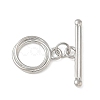 Brass Toggle Clasps KK-CBAFC6C-07G-P-1