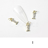 Alloy Rhinestone Cabochons MRMJ-T056-93G-I-1