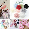 Gypsum with Cotton Cord Artificial Flower Core DIY-WH20007-36A-02-4