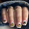Stainless Steel DIY Nail Art Templates MRMJ-WH0092-098-5