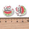 Printed Schima Wood Beads WD-CBA91F0-08-3