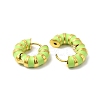 Enamel Round Hoop Earrings EJEW-Q704-05G-07-2