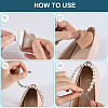2 Sets 2 Styles Plastic Imitation Pearl Beaded Shoelace Bands FIND-GF0007-06B-6