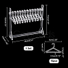 1 Set Transparent Acrylic Earring Display Stands EDIS-PH0001-55A-2