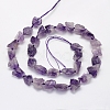 Rough Raw Natural Amethyst Beads Strands G-K202-23-2