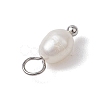 Natural Freshwater Pearl Potato Charms PALLOY-JF03202-02-5