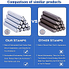 Iron Metal Stamps AJEW-BC0005-22-2