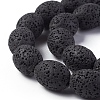 Natural Lava Rock Beads Strands G-F671-03B-11-3