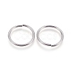 Tarnish Resistant 304 Stainless Steel Saw Cut Open Jump Rings STAS-P212-25P-01-3