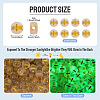 50G Luminous Transparent Acrylic Beads OACR-TAD0001-01I-4