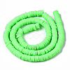 Handmade Polymer Clay Beads Strands CLAY-R089-6mm-131-3