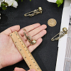 6Pcs Skeleton Halloween Zinc Alloy Brooch JEWB-FH0002-37AG-3