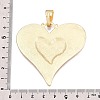 Rack Plating Alloy Big Pendants FIND-N005-57G-3