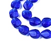 Frosted Glass Beads Strands GLAA-T023-30F-3