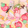30Pcs 2 Styles Ocean Theme Opaque Resin Pendants RESI-SC0036-48-7