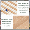 8-Slot Flat Round Bamboo Finger Ring Display Plates RDIS-WH0009-016A-5