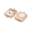 Resin Connector Charms FIND-E043-11KCG-06-2