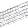 Tarnish Resistant 304 Stainless Steel Cable Chains CHS-F006-01D-P-1