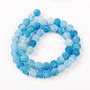 Natural Weathered Agate Beads Strands X-G-G589-8mm-14-5