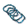 Natural Apatite Bead Stretch Bracelets BJEW-K213-40-8