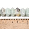 Natural Flower Amazonite Double Terminated Point Beads Strands G-T142-93-5