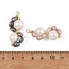 Natural Cultured Freshwater Pearl Beaded Pendants PALLOY-JF05932-3