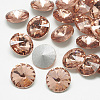 Pointed Back Glass Rhinestone Cabochons RGLA-T086-12mm-08-1
