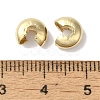 Brass Crimp Bead Cover KK-K383-07A-G-3