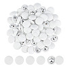 100Pcs Cloth Shank Buttons BUTT-NB0001-72B-1